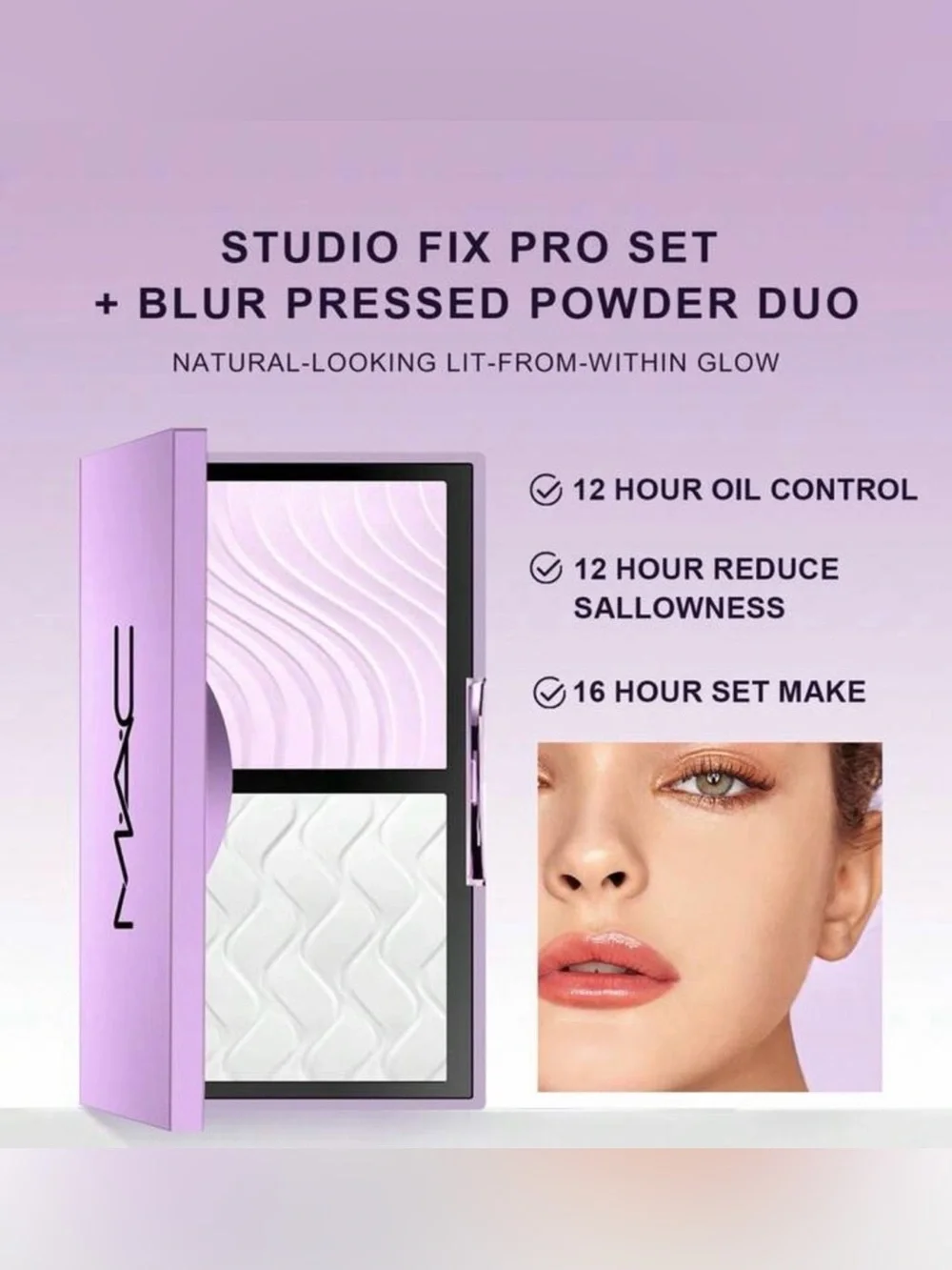 Mac Studio Fix Pro Set + Blur Pressed Powder Duo Brand New in Box 12 Hour Wear